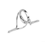 Yhenlovtt Guías superiores de acero inoxidable con guía de flujo, anillos de ojo, varillas de cerámica para pesca suave Plus y reparación de construcción de caña de bricolaje (10)