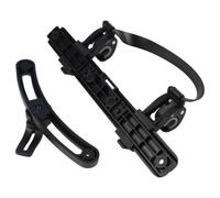 Yhenlovtt Hebilla de gancho para alforja de bicicleta PA66+GF Kit de hardware Soporte de montaje de bolsa lateral Fijaciones de equipaje de ciclismo Negro