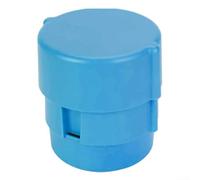 Yhenlovtt Herramienta de cocina para quitar piedras de frutas para el hogar Manual removedor de descorazonadores de frutas con diseño de ahorro de espacio 11.5CM (azul)