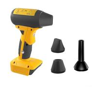 Yhenlovtt Herramienta de soplador de hojas inalámbrico | Con 4 ajustes de velocidad | Compatible con herramienta eléctrica de batería de 20 V para limpieza de taller (a)