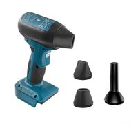 Yhenlovtt Herramienta de soplador de hojas inalámbrico | Con 4 ajustes de velocidad | Compatible con herramienta eléctrica de batería de 20 V para limpieza de taller (b)