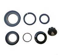 Yhenlovtt Horquillas con estructura de doble rodamiento con sello impermeable Compat de 44 mm/56 mm para MTB y carretera para bicicleta, aleación de aluminio, acero, rodamientos cónicos