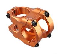 Yhenlovtt Hueco ultraligero para vástago de bicicleta de 31,8 mm x 35 mm, para aleación de aluminio 6061 mecanizado CNC, alta resistencia, carretera de montaña, para manillar de bicicleta (naranja)
