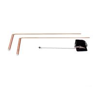 Yhenlovtt Hunter - Varilla de radiestesia de cobre 99.9% - Kit de varillas de radiestesia de cobre - 2 varillas de adivinación, varillas de radiestesia de cobre - para herramientas de caza, agua de