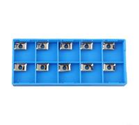 Yhenlovtt Insertos del carburo de la solución 10pcs APKT 1003PDFR MA H01 de los útiles del CNC para el trabajo de aluminio