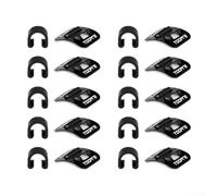 Yhenlovtt Juego de 10 juegos de aleación de aluminio para bicicleta, cable de plástico, hebilla en C, asiento con freno de bicicleta para montaje de bicicleta de montaña, para marco guía y abrazaderas