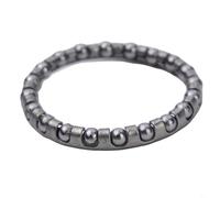 Yhenlovtt Juego de 2 rodamientos de bolas de color para bicicleta con carrera para ciclismo, rodamientos de bolas de acero de 20 mm/25 mm/30 mm/40 mm de diámetro exterior plateado (1)