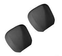 Yhenlovtt Juego de fundas de colores para asiento de coche, ventiladas, transpirables, para comodidad en todas las estaciones, cojín marrón y negro (negro)