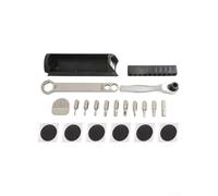 Yhenlovtt Juego de herramientas para cuadro de bicicleta, caja de almacenamiento interna con llave, caja de metal compacta para modelos de línea A/C/P, mantenimiento de ciclismo negro (B)