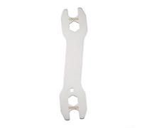 Yhenlovtt Juego de llaves de cono de cubo de bicicleta de acero inoxidable, llave de eje de 13/14/15/16/17/18/19/20 mm, para mantenimiento y reparación de ruedas de bicicleta, kit de herramientas fino