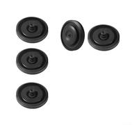 Yhenlovtt Juego de sellos de válvula de llenado de inodoro de goma resistente a los químicos compatible con modelos 200, 400 y 747, fácil de instalar, negro, paquete de 5