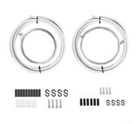 Yhenlovtt Kit de cables de freno y cambio para bicicleta de carretera y montaña, carcasa de freno de 5 mm, 2,5 m, cable de cambio de 4 mm con revestimiento de PVC, compatible con SRAM (blanco)