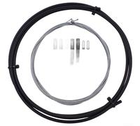 Yhenlovtt Kit de carcasa de cable de carretera con freno de doble propósito y uso de desviador con entrega uniforme de tensión (negro)