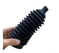 Yhenlovtt Kit de fuelle de cremallera de dirección asistida y piñón de silicona negra con abrazaderas para transmisión de automóviles y camiones, piezas de repuesto de transmisión