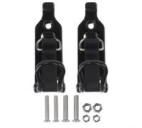 Yhenlovtt Kit de montaje para portaequipajes de techo con abrazaderas de metal y goma para palas, hachas y equipos al aire libre, soporte de herramientas de liberación rápida para camping y senderismo