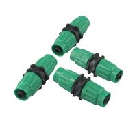 Yhenlovtt Kit de reparación de manguera de jardín expandible, conector multifunción para mangueras de 25 a 100 pies, color verde, juego de 4/10 piezas (4 piezas)