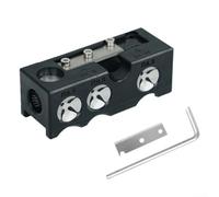 Yhenlovtt Kit de reparación y moldeador de punta de taco de billar 10 en 1 con hoja de acero inoxidable, compacto portátil para reemplazo y dar forma a puntas de taco, incluye accesorios para billar y