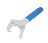 Yhenlovtt Llave de choque ajustable para collares de motocicleta, mandíbula con gancho antideslizante con mango de acero resistente y PVC, ajuste de 35 mm a 75 mm
