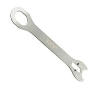 Yhenlovtt Llave de pedalier de bicicleta para Campagnolo, herramienta de extracción de manivela de acero con enchufe de rosca italiana, removedor de taza fija para mantenimiento de ciclismo