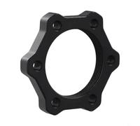 Yhenlovtt m Aleación de 44 mm para bicicleta, rosca de tornillo rotativo, adaptador de brida de buje de disco de freno para base, accesorios de componentes de ciclismo (negro)