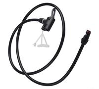 Yhenlovtt Manguera de extensión de bomba de bicicleta de 125 cm con conector de 13 mm para boquillas de Estados Unidos y Reino Unido, compatible con la mayoría de bombas de aire, resistente al calor