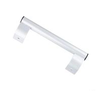 Yhenlovtt Manija de puerta corredera de aleación de aluminio, diseño expuesto resistente con agarre ergonómico, 205 mm de longitud, 170 mm de distancia entre agujeros, se adapta a interiores de vidrio