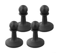 Yhenlovtt Material para la seguridad al aire libre - Carry Plus - Juego de 4 protectores de poste de tienda de campaña fácil de instalar en camping, senderismo y mochileros (negro)