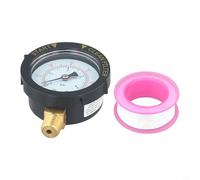 Yhenlovtt Medidor de presión de filtro de piscina 0-60 PSI - Esfera de 3.3 pulgadas, 1/4 pulgadas para rosca NPT, diseño de montaje inferior para cloradores de sal Hayward 190058 y AquaRite