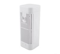 Yhenlovtt Mini portátil para escritorio, ventilador de aire para el hogar, USB, acondicionador de verano (3600 mAH)