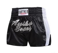 Yhenlovtt Mma Plus - Pantalones cortos de entrenamiento de Muay Thai con cintura elástica y tela transpirable en varios colores y tamaños, unisex
