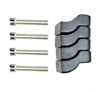 Yhenlovtt Pad - Junta espaciadora de aleación de aluminio para manillar para elevador dividido de 10 mm/20 mm, elevación de carretera integrada Plus Bike Fi curvas, color negro (10 mm)