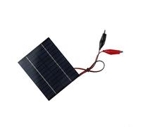Yhenlovtt Panel solar policristalino portátil de 10 W y 12 V con clip para carga de batería de 9 a 12 V al aire libre, lámparas, ventiladores y bombas