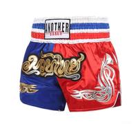 Yhenlovtt Pantalones cortos de boxeo unisex para artes marciales mixtas y muay thai con cintura elástica y tejido transpirable, varios tamaños M a XXXL (52)