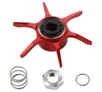 Yhenlovtt Para Daiwa Pr100 carrete de pesca con tornillos de descarga con sistema de arrastre de seis estrellas, resortes de 4 piezas, juego de llaves hexagonales Pd106 y juntas (rojo)