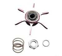 Yhenlovtt Para descargar Pr100 Six Fishing Reel Daiwa con Pd106 con sistema de arrastre de estrellas, juego de 4 piezas, resortes hexagonales, tornillos y juntas (rosa)