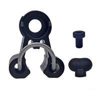 Yhenlovtt Para receptor de tubo de cabeza de bicicleta con perilla, pestillo de nailon para y 3sixty, tornillo M6 incluido, clip de fijación negro para bicicleta Sto