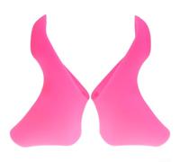 Yhenlovtt para Shimano-Compatible con cinta de manillar de silicona para 5600 5601 6600 Palancas de cambio de bicicleta de carretera Protección contra el polvo y la humedad (rosa)