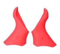 Yhenlovtt para Shimano-Compatible Silicone Handlebar Tape For 5600 5601 6600 Road Bike Shift Palancas Protección contra el polvo y la humedad (rojo)