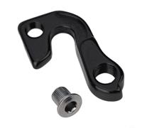 Yhenlovtt Parte trasera de aluminio para bicicleta de aleación para modelos, desviador Select Zaskar, colgador compatible con tipos de marco Gt para gancho trasero de bicicleta (negro)