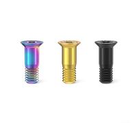 Yhenlovtt Pernos de cambio trasero de aleación Ti de 5 x 14,2 mm, tornillos de fijación huecos para rueda guía de desviador, paquete de 2 unidades, ligeros, 0,95 g por tornillo, compatibles con