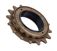 Yhenlovtt Piñón de rueda libre de una sola velocidad 16/18/20T de 35 mm, rosca de 1/2 x 1/8 pulgadas para engranajes fijos y bicicletas (22T)