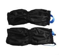 Yhenlovtt Polainas de nailon para botas de senderismo, resistentes al desgarro, transpirables, para invierno, para esquí, resistente al viento, cálido, para caminar al aire libre (M)