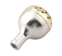 Yhenlovtt Pomo basculante de carrete de mango de 30 mm/35 mm/38 mm para rodamientos, mango de aleación de aluminio, piezas de repuesto Daiwa Power Having Fishing Bola de acero inoxidable (30 mm)