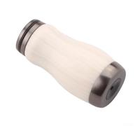 Yhenlovtt Pomo de aleación de carrete amarillo para Daiwa Part Silver Fishing Repair Handle DIY Carretes de repuesto de aluminio 36x36x17. Equipo de pesca de 5 mm (plateado)