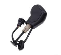 Yhenlovtt Pomo de palanca de cambios LED automático para MK6 MK7 y Passat B7 B8, mango de cambio de repuesto interior del coche con diseño de botón de abrazadera frontal (luz negra roja)