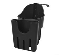 Yhenlovtt Portavasos para bicicleta con soporte para teléfono, ajuste elástico ajustable para un agarre seguro, soporte de puerto de carga para bicicletas eléctricas y motocicletas, negro (pegar)