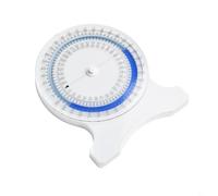 Yhenlovtt Precisión de medición blanca y azul que se encuentra en terapia física, estructura de hombro y cuello a prueba de fugas para movimiento inclinómetro de rango físico