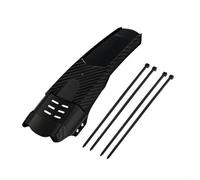 Yhenlovtt Protección de rueda trasera compatible con la mayoría de bicicletas, incluye bridas de nailon, 2 piezas para guardabarros de bicicleta con patrón de 9 cm de ancho para parte delantera y