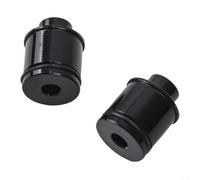 Yhenlovtt Reductores de aleación de aluminio, adaptador de conversión rápida para bicicleta, 2 unidades, 12 mm/15 mm, ligero a 9 mm, eje de cubo para liberar el cubo de ciclismo (15 mm a 9 mm)