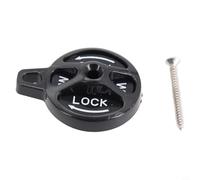 Yhenlovtt Road - Kit de montaje de bloqueo manual de interruptor de bloqueo de horquilla de bicicleta, ABS duradero para suspensión de bicicleta, pieza de repuesto compatible con SR Suntour XCR (negro